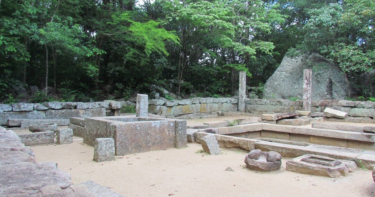 Ruins in Ritigala Strict Natural Reserve